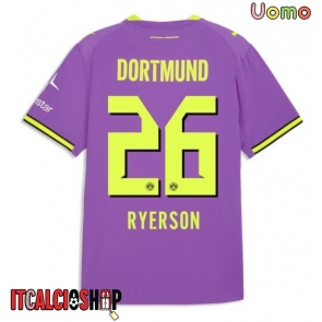 Borussia Dortmund Julian Ryerson #26 Terza Maglia 2026-27 Manica Corta Borussia Dortmund Julian Ryerson #26 Terza Maglia 2026-27 Manica Corta